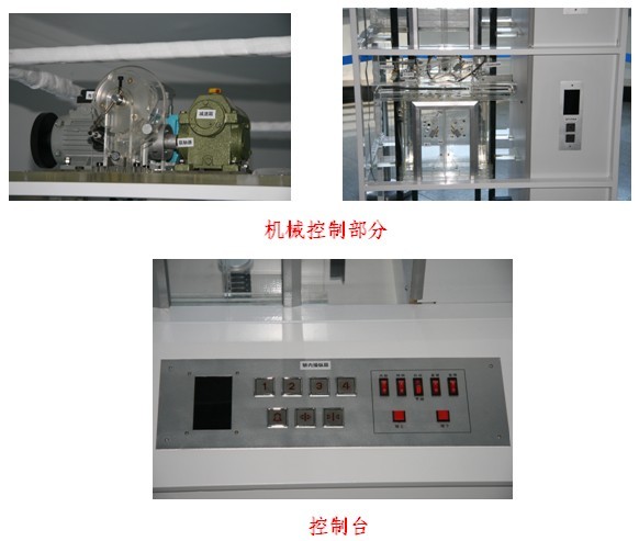 雙聯四層透明仿真教學電梯模型
